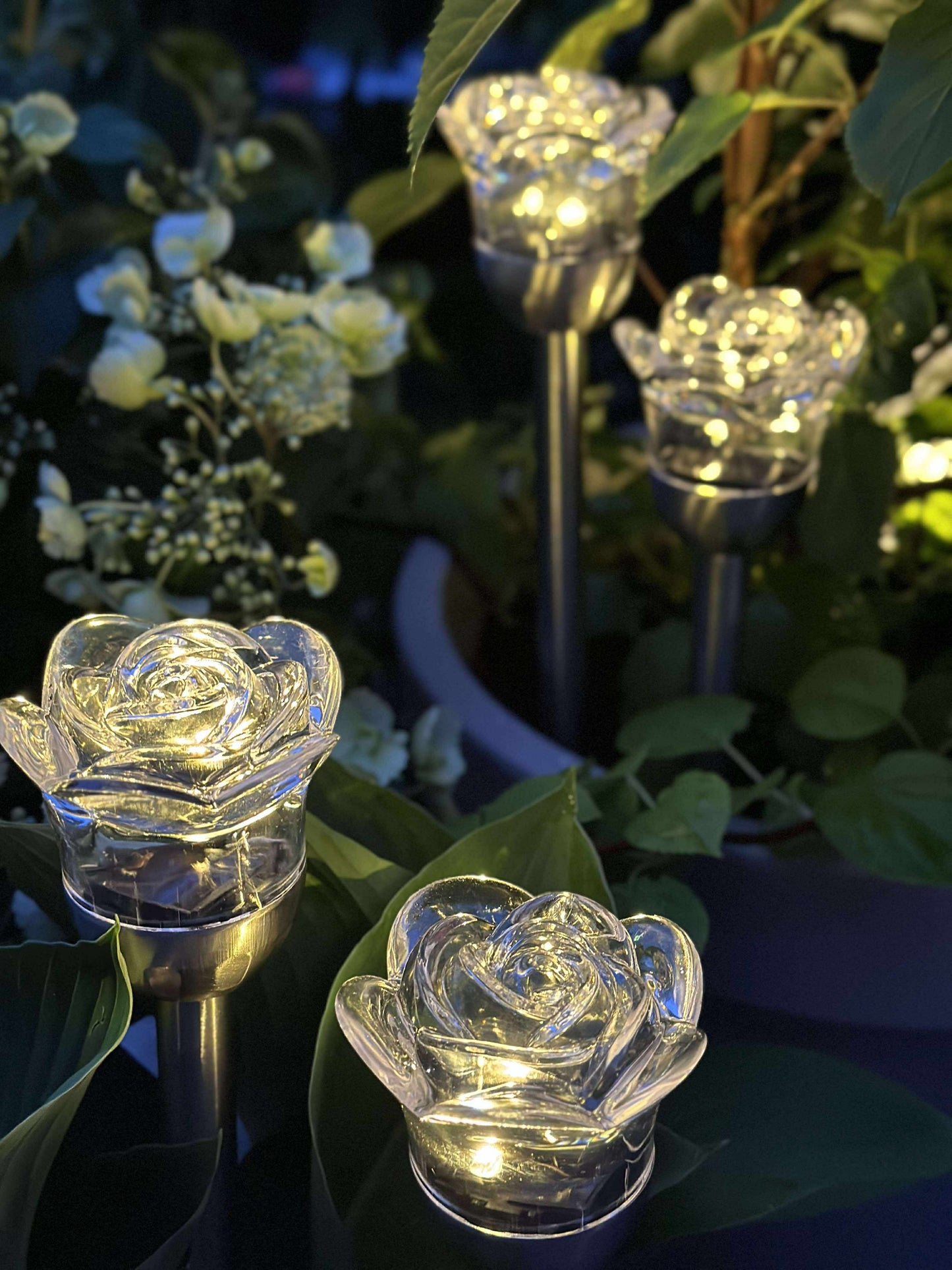 Solcelleblomstfakkel