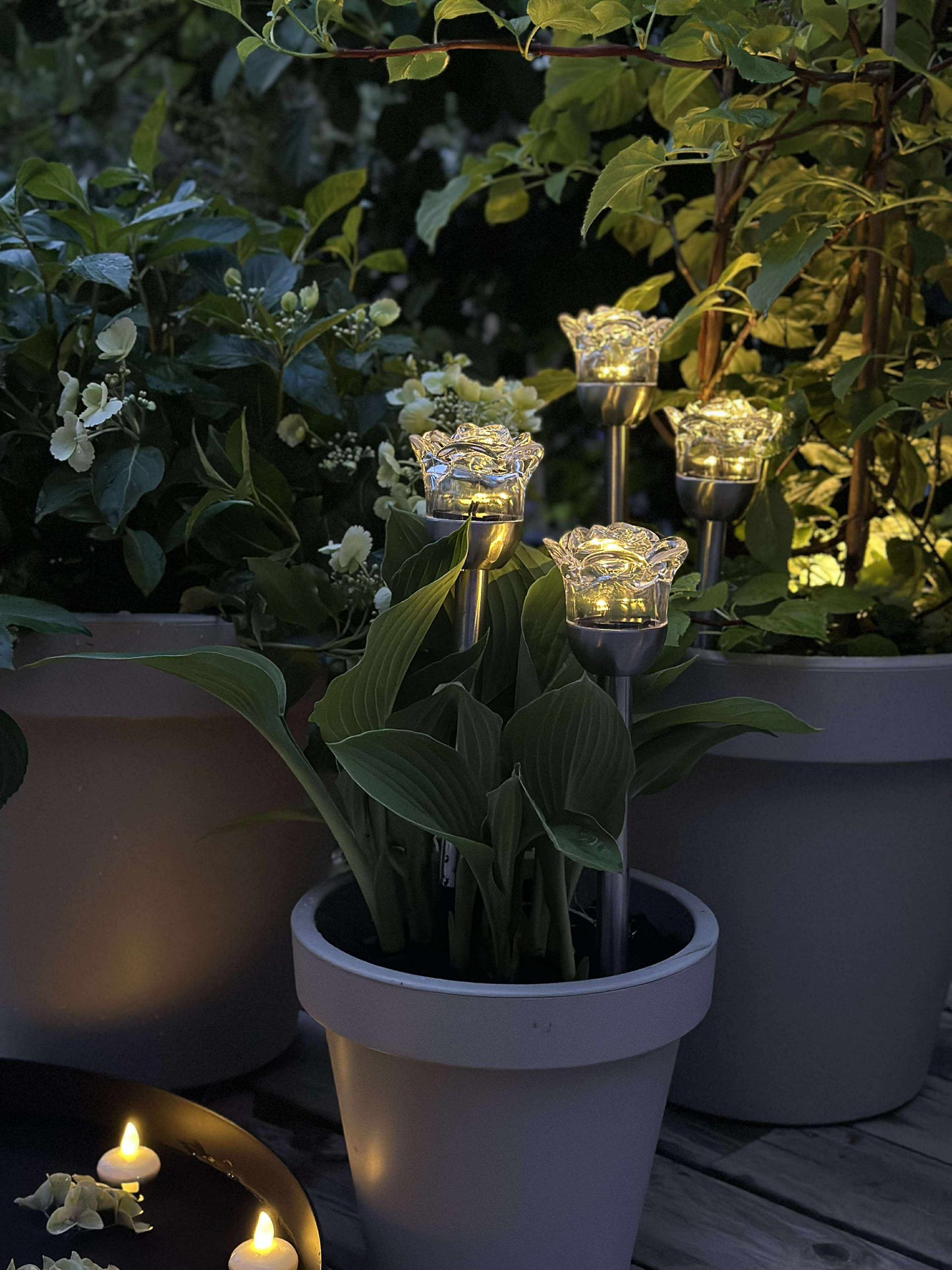 Solcelleblomstfakkel
