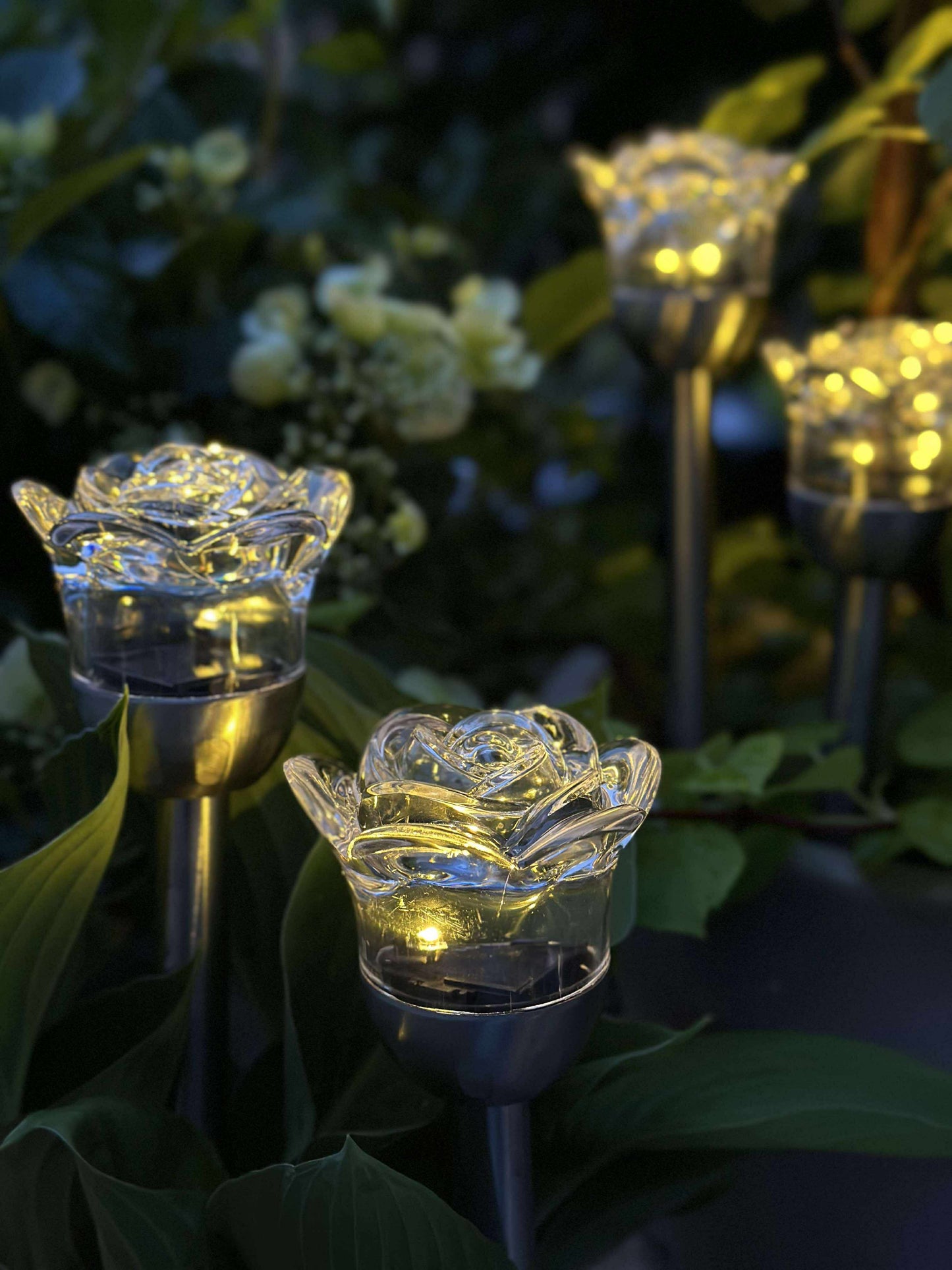 Solcelleblomstfakkel