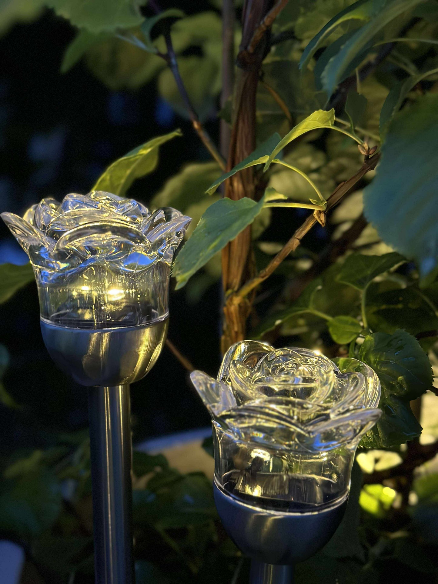 Solcelleblomstfakkel