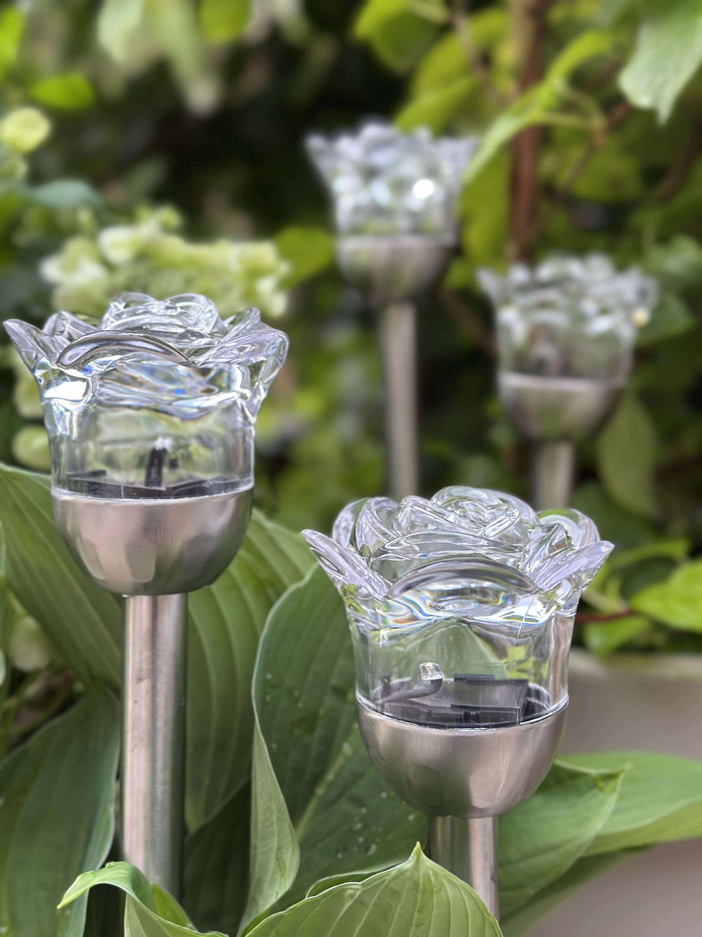 Solcelleblomstfakkel