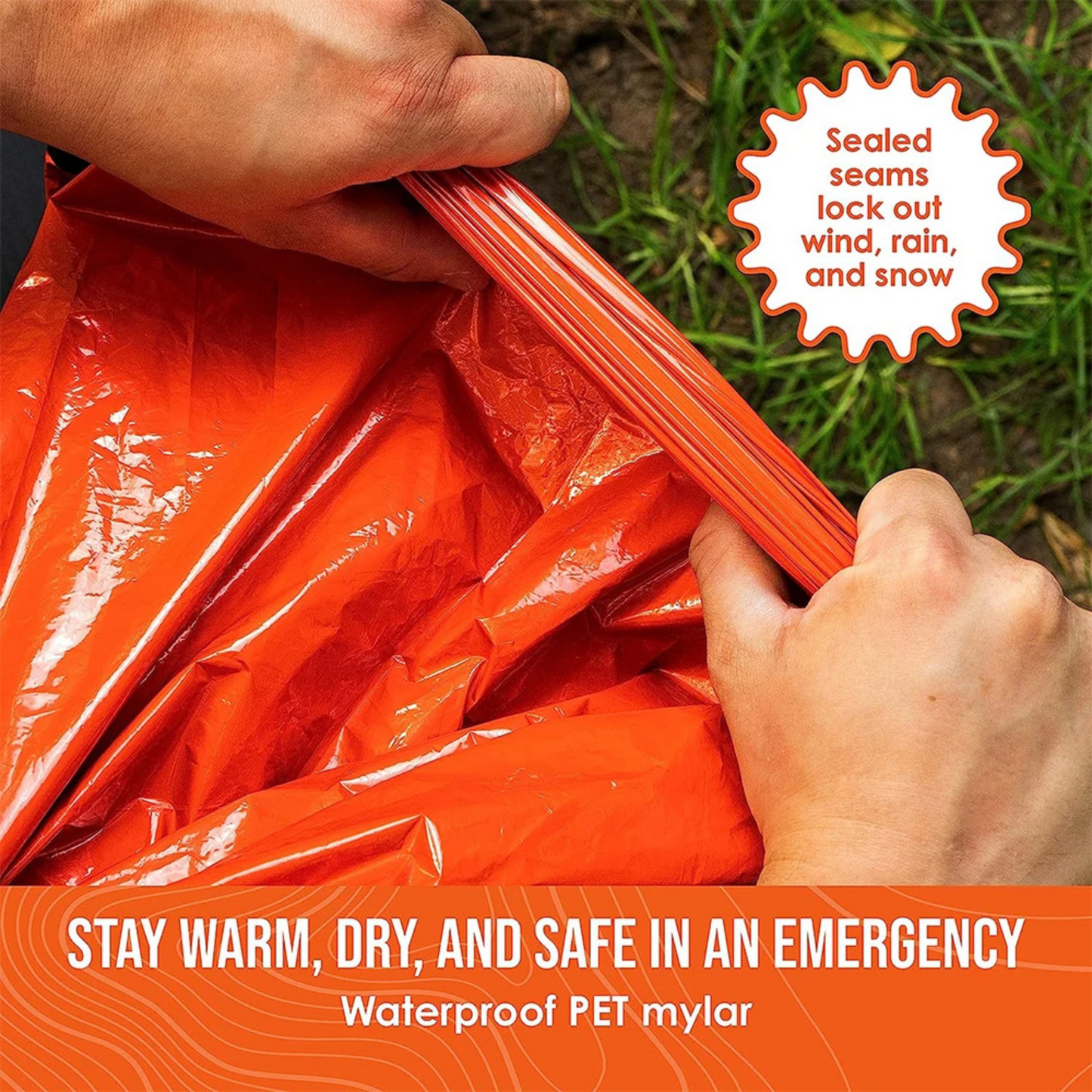 En livredder, når man er strandet udenfor