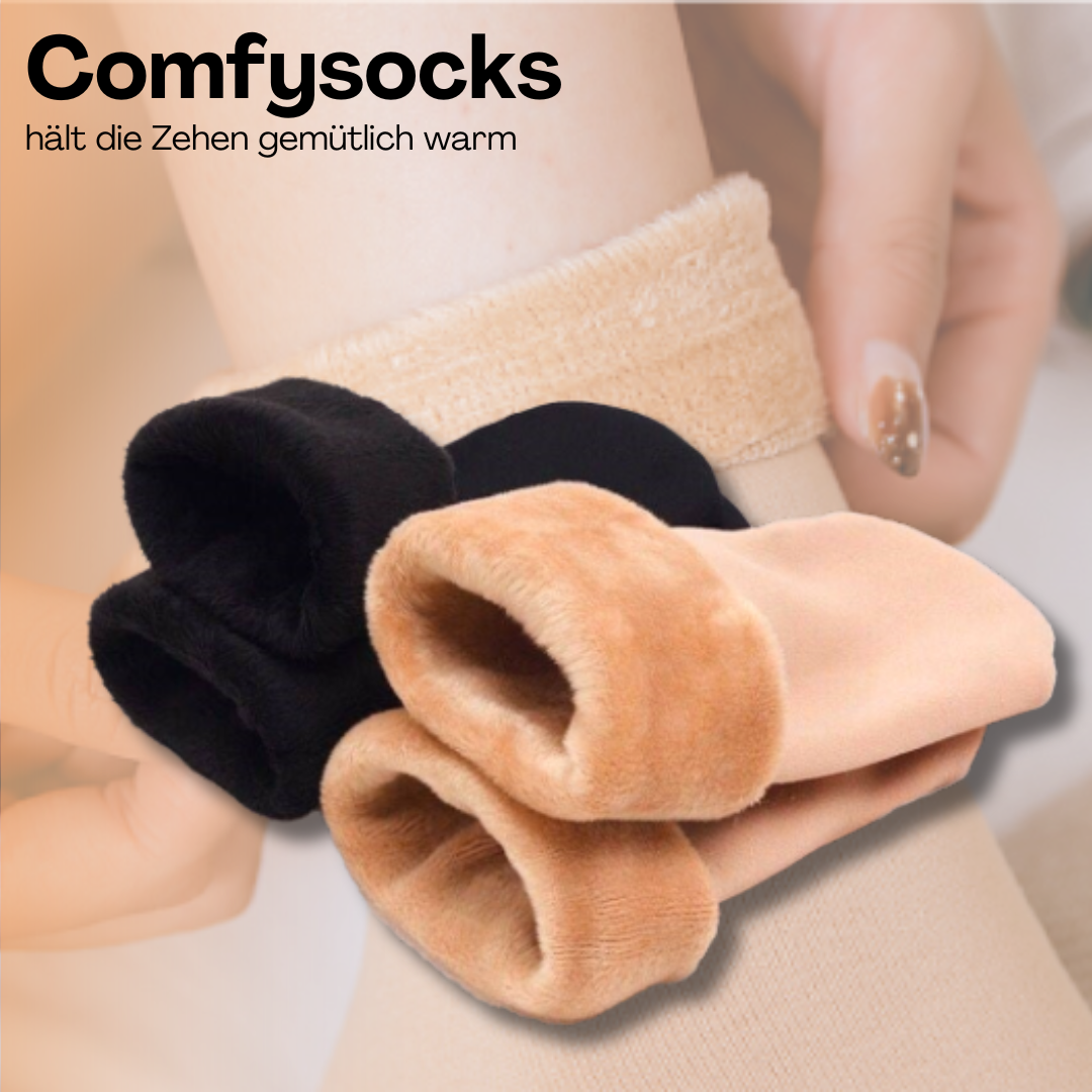 Sæt med 4 par Comfysocks – varme termiske strømper til både mænd og kvinder