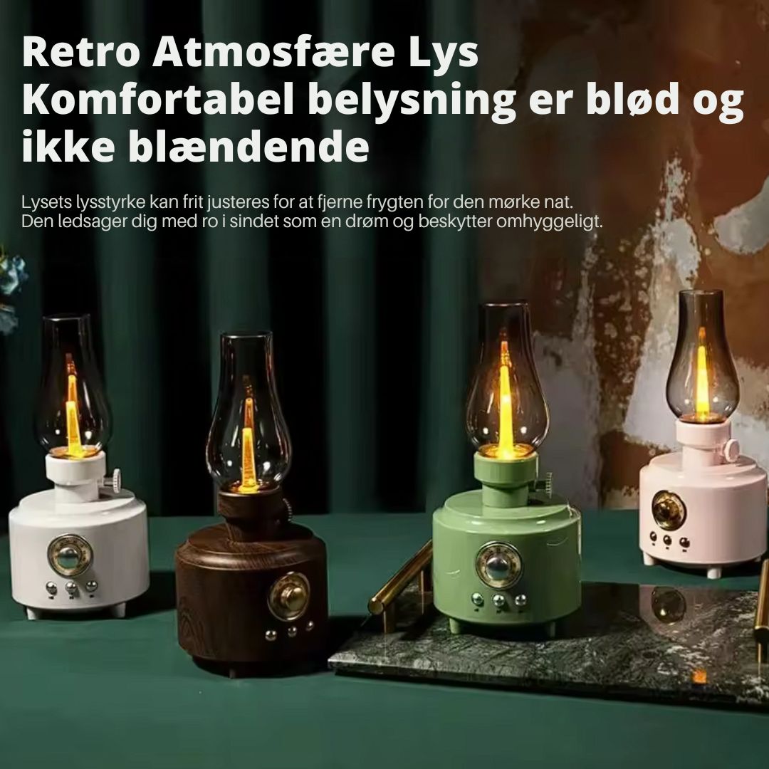 Retro LED-lampe med højttalerfunktion