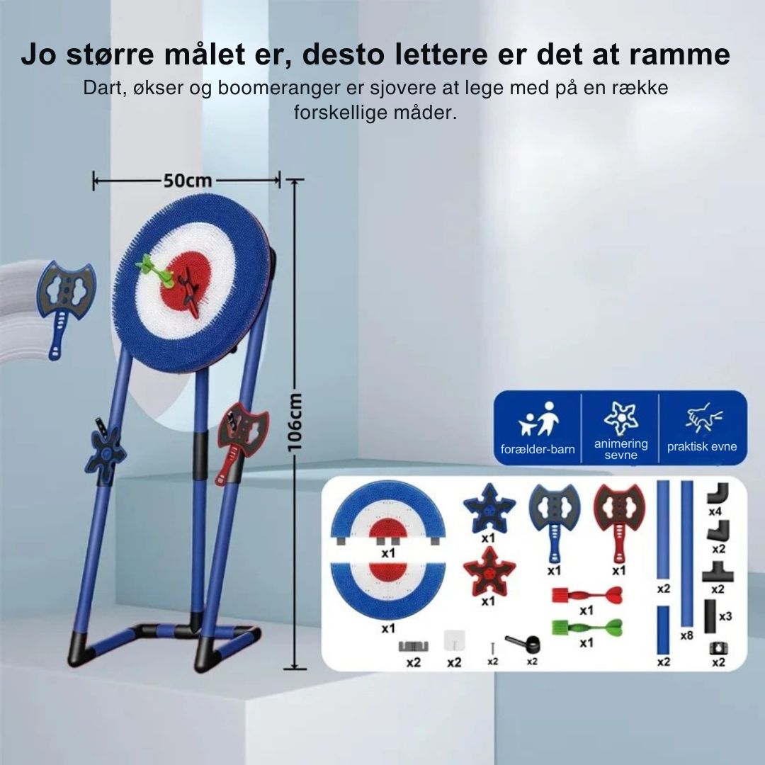 Stor Måltavle Flyvende Økse Spil