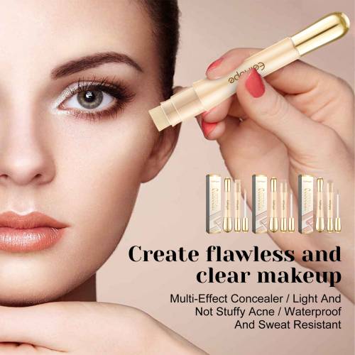 Dobbeltsidet lysnende concealer-stick