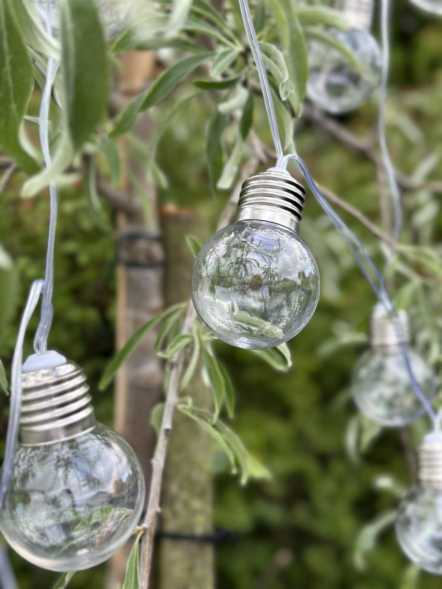 Solcelledriven LED-lysslinga