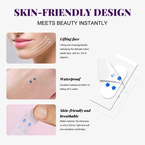 Usynlige V-face-lift strimler