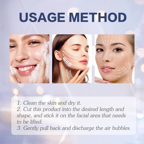 Kollagen C-vitamin face-lift strimler