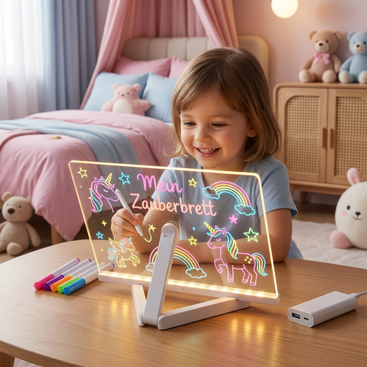 LED-lysstavle til børn – tavle til kreativ tegning