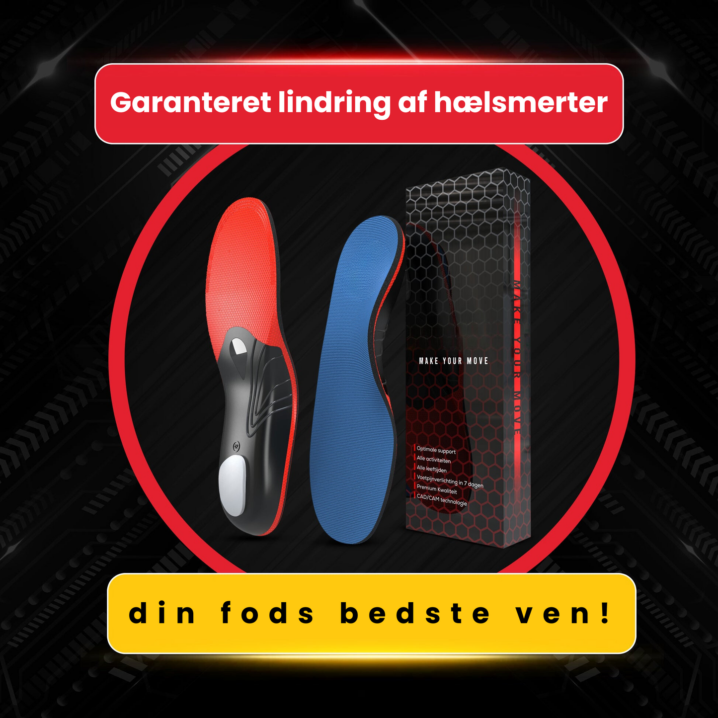 Garanteret lindring af hælsmerter