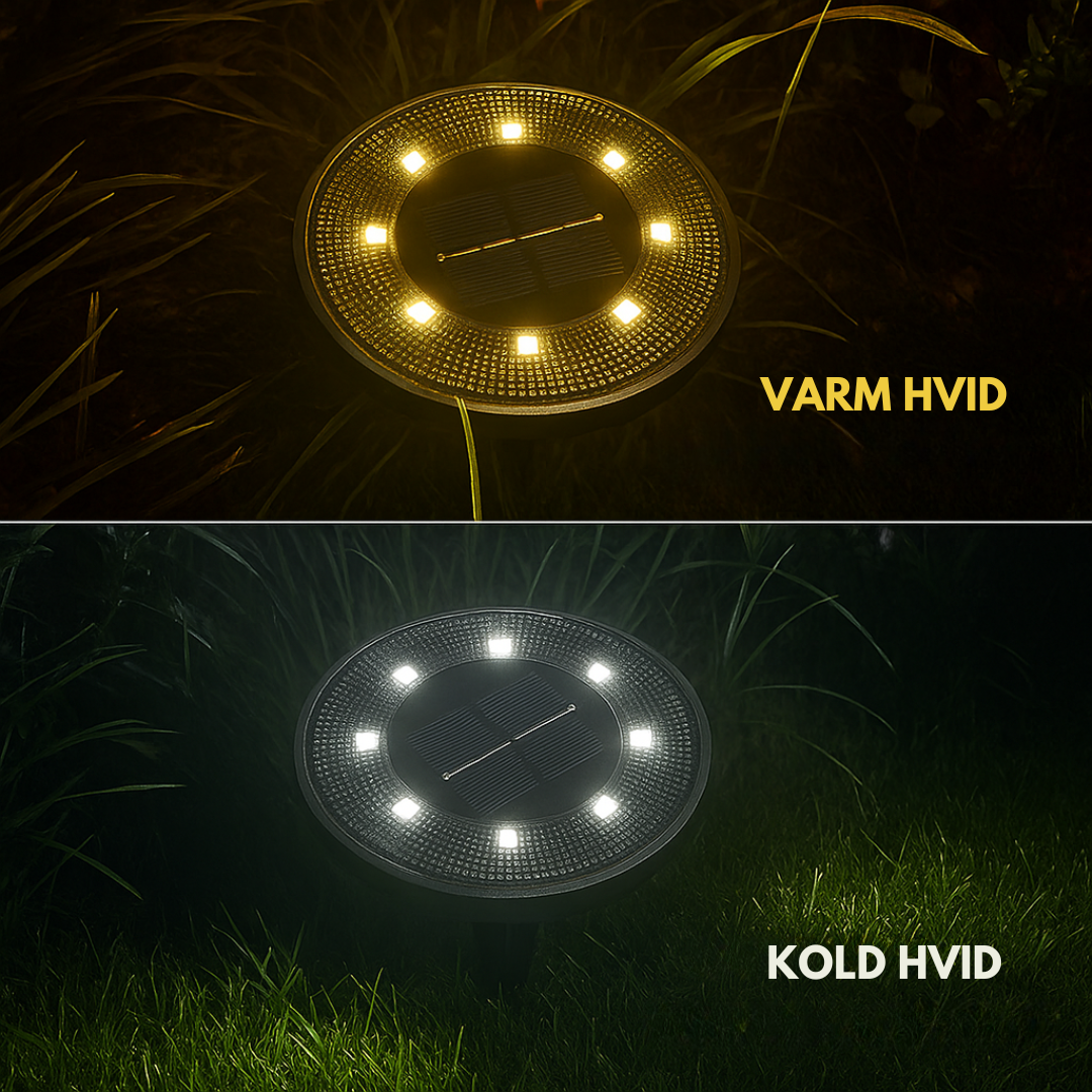 Smart Solcellelampe med Bevægelsessensor