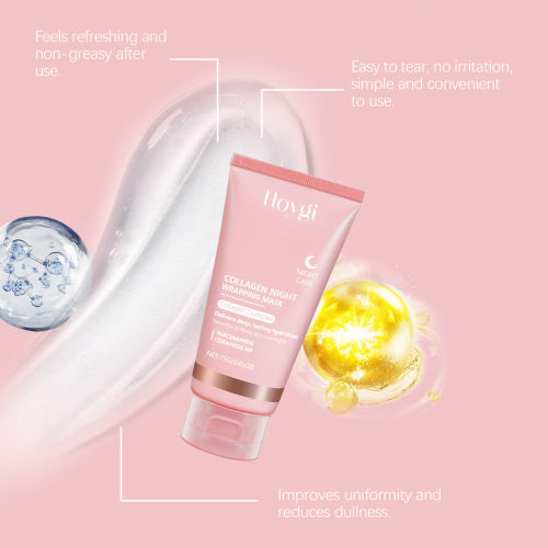 Kollagen peel-off maske med spatel