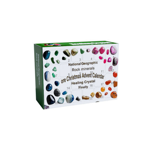 24-dages skat-mineral-julekalenderboks