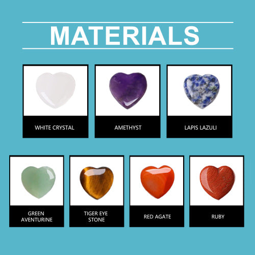 Tigerøje og lapis lazuli krystalsæt