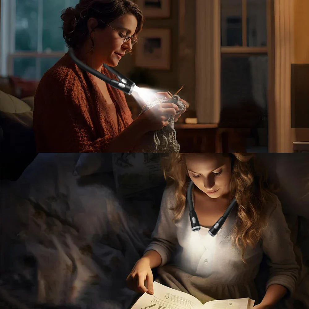 Ledsen™ ReadingLamp: Genopladelig LED Hals Lys Fleksibel Læselampe