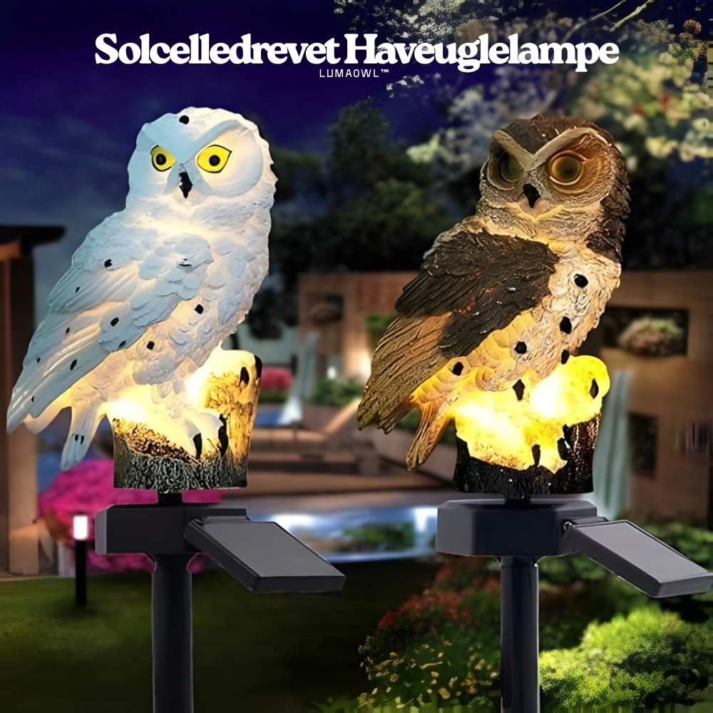 Solcelledrevet Haveuglelampe