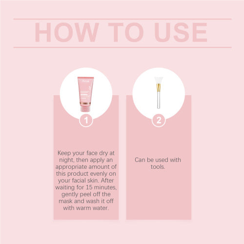Kollagen peel-off maske med spatel
