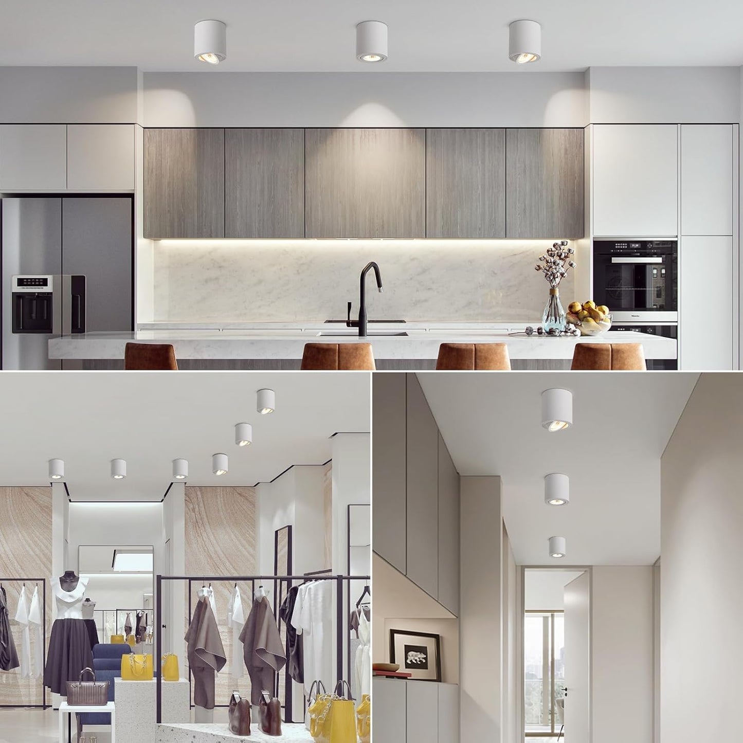 Anti-Blændende Drejelig Loftspotlight