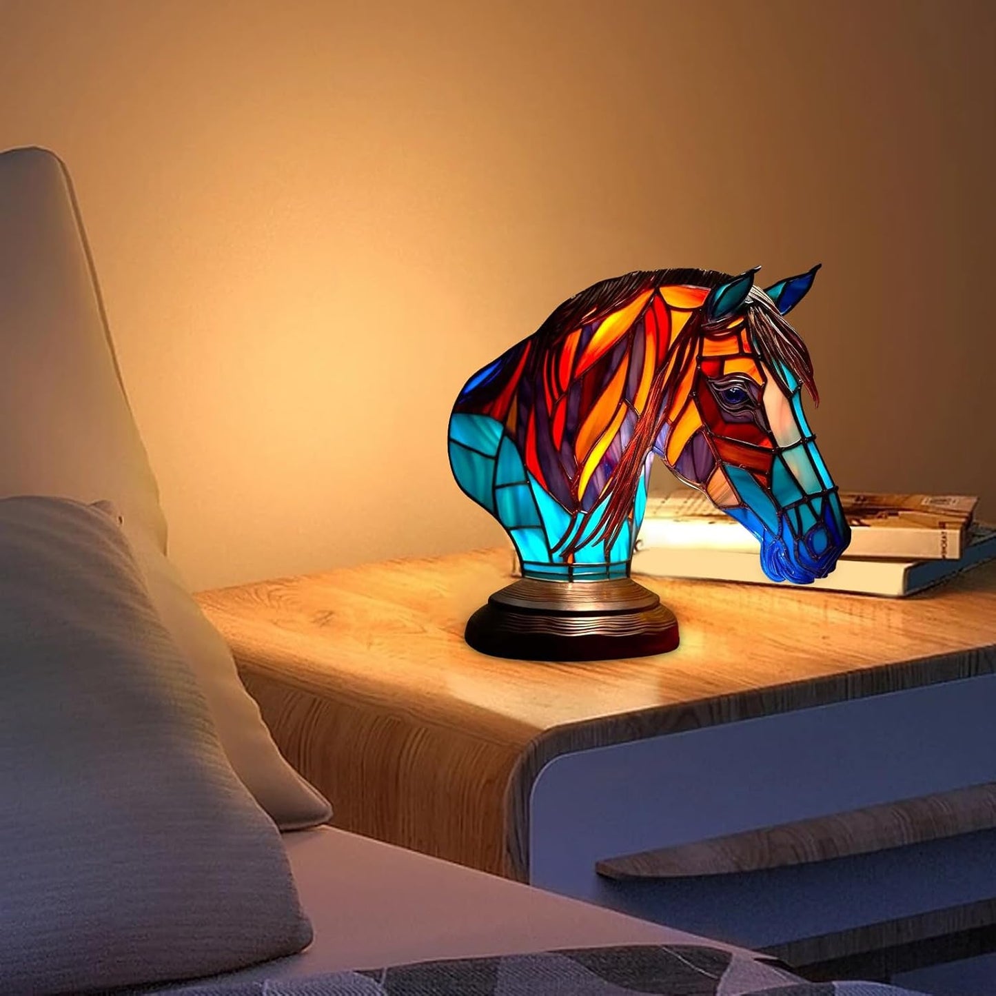 Lysende hest – håndlavet lampe til dyreelskere