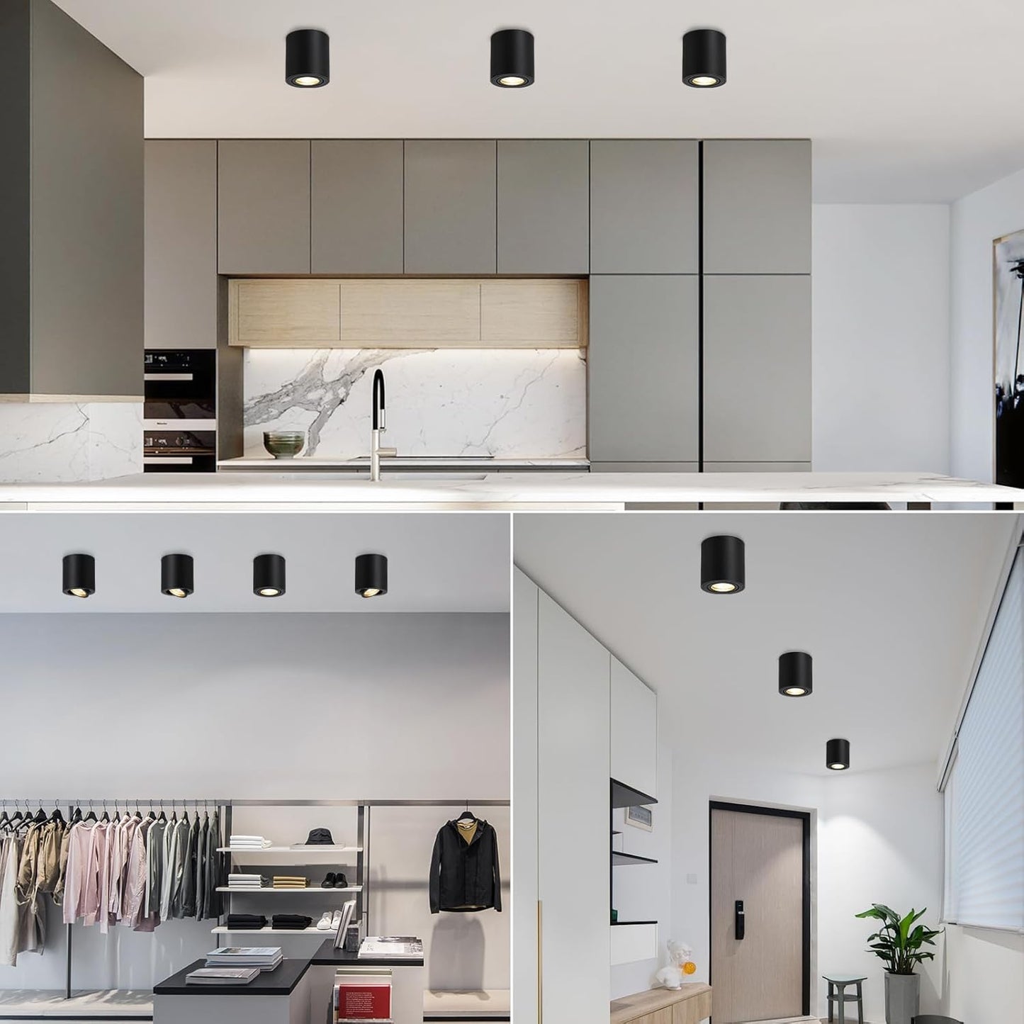 Anti-Blændende Drejelig Loftspotlight
