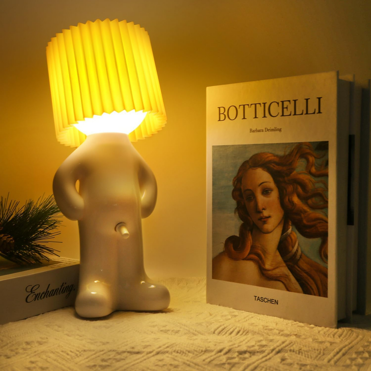 Ledsen™ BoyLamp: Charmerende Lille Dekorativ LED Dreng Lampe