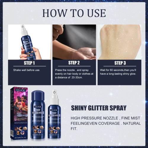 Fest glitterspray