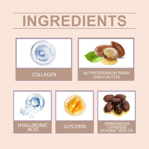 Sheasmør bodylotion med jojoba og kollagen