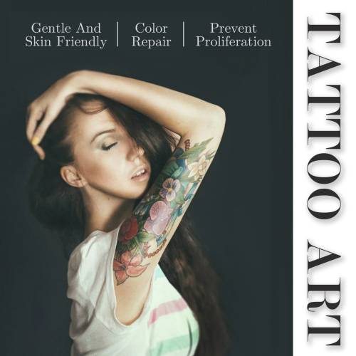 Tatoveringsplejecreme med jojoba og vitamin E