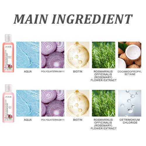 Løg, biotin og rosmarin shampoo og balsam