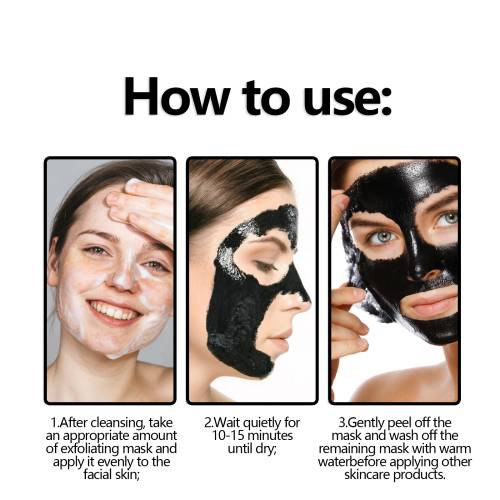 Peel-off maske mod hudorme