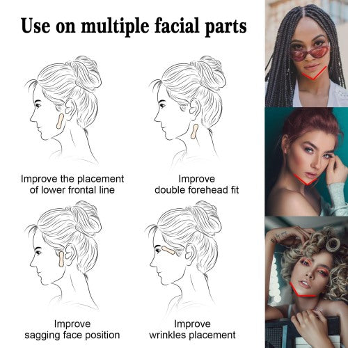 Transparente V-face-lift stickers
