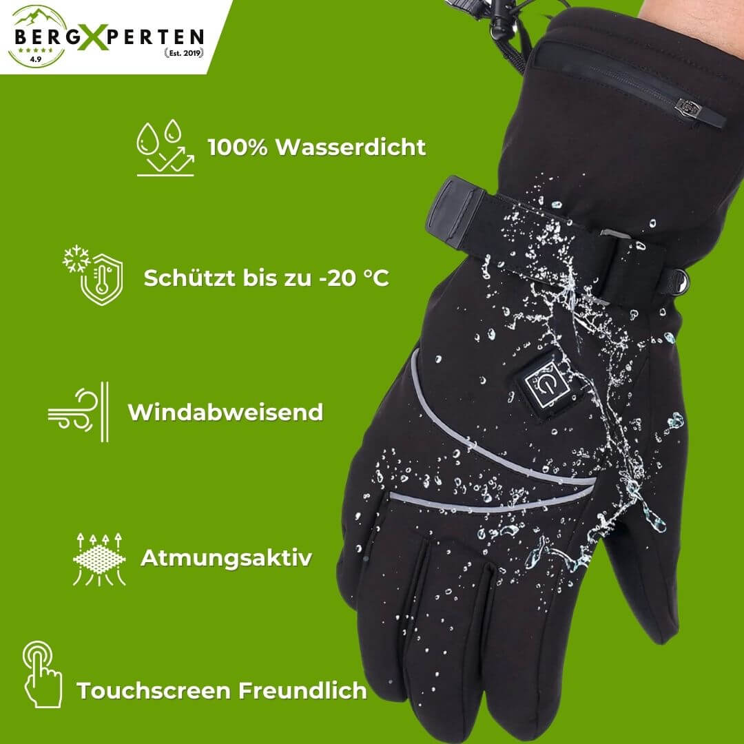 HEATGRIP – Varmende, vandtætte vinterhandsker med touchscreen-funktion