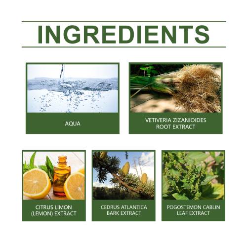 Vetiver parfume med citron og ceder