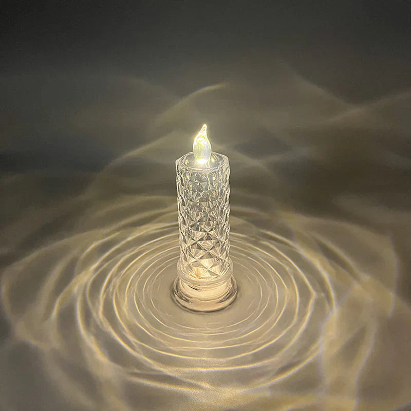 Ledsen™ CrystalCandle 1+1 GRATIS: Elegant Krystal Lys Inspireret LED Bord Lys