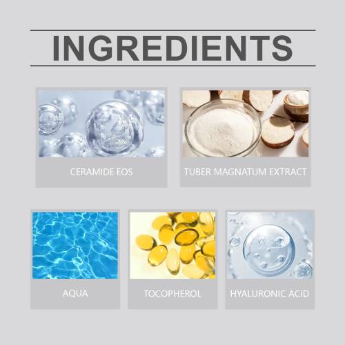 Trøffel gelcreme med ceramid og hyaluronsyre
