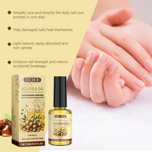 Jojoba neglebåndsolie med vitamin C og E