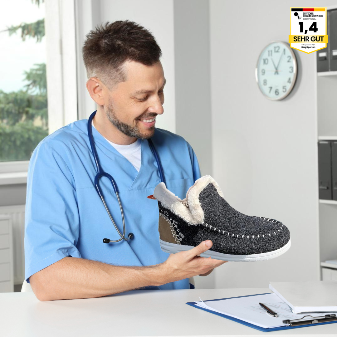OrthoComfy – Ergonomisk ortopædisk sko med plysforing
