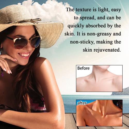 Mørk bronzing-lotion med langvarig farve