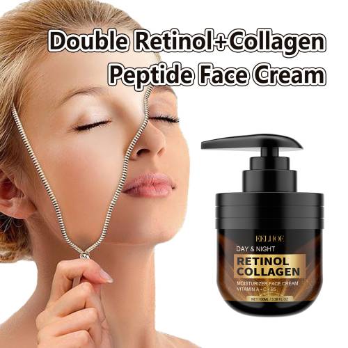 Dag- og nat retinol kollagen ansigtscreme