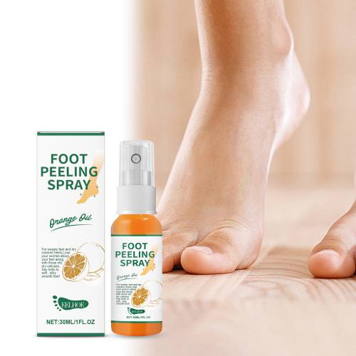 Sukkerrør appelsin fod-peelingspray