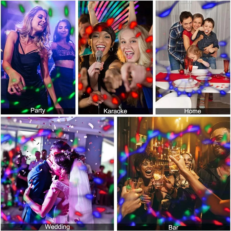 Ledsen™ DiscoLights – Mini Fest Og Scene Belysning Effekt Disco Lys