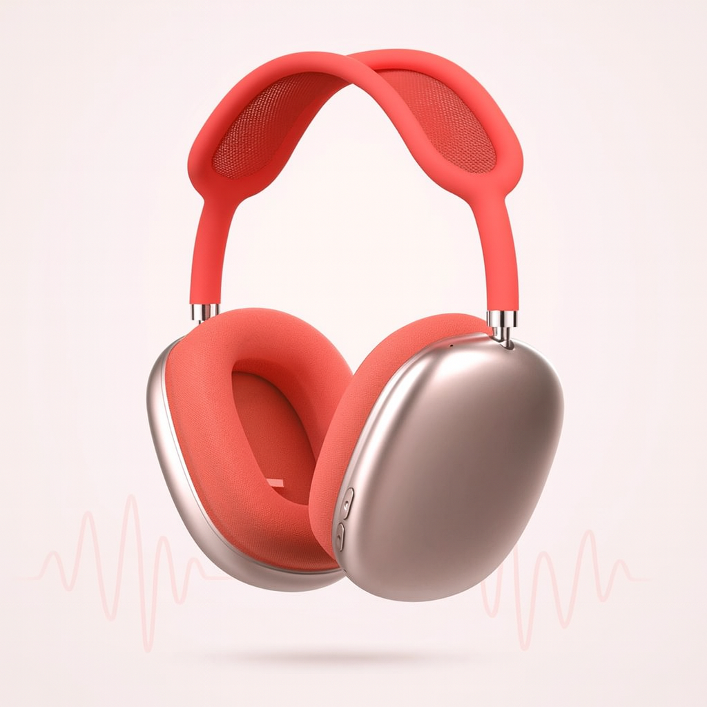 Trådløse Bluetooth-over-ear-hovedtelefoner med aktiv støjreduktion