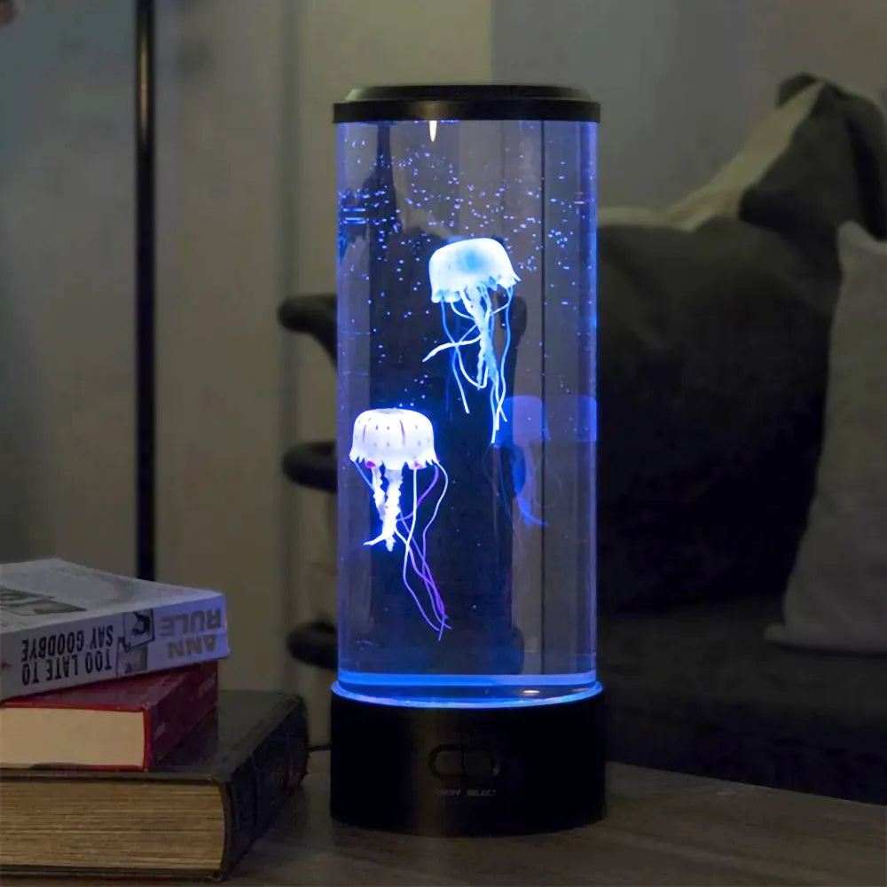 AquaLuma – LED-lampe med vandmænd, der skaber en afslappende stemning