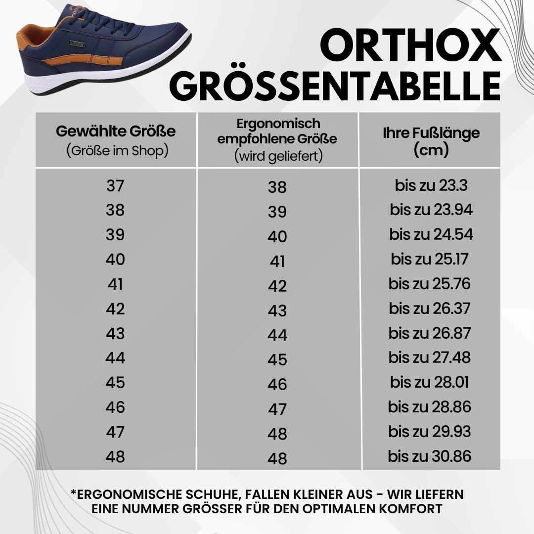 OrthoX – ergonomiske, smertelindrende komfortsko til både mænd og kvinder – Særtilbud: 1+1 gratis