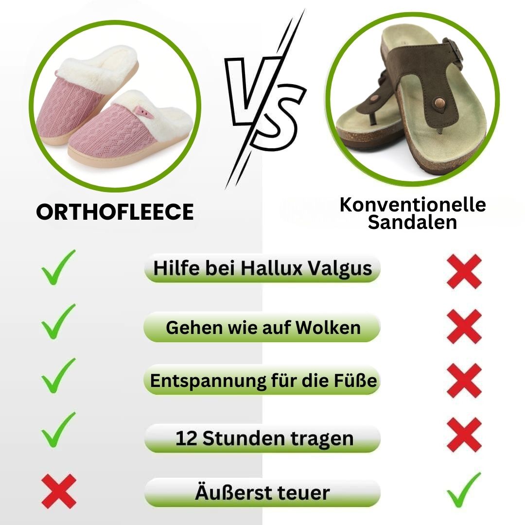 OrthoFleece – Originale ortopædiske hjemmesko med maksimal komfort