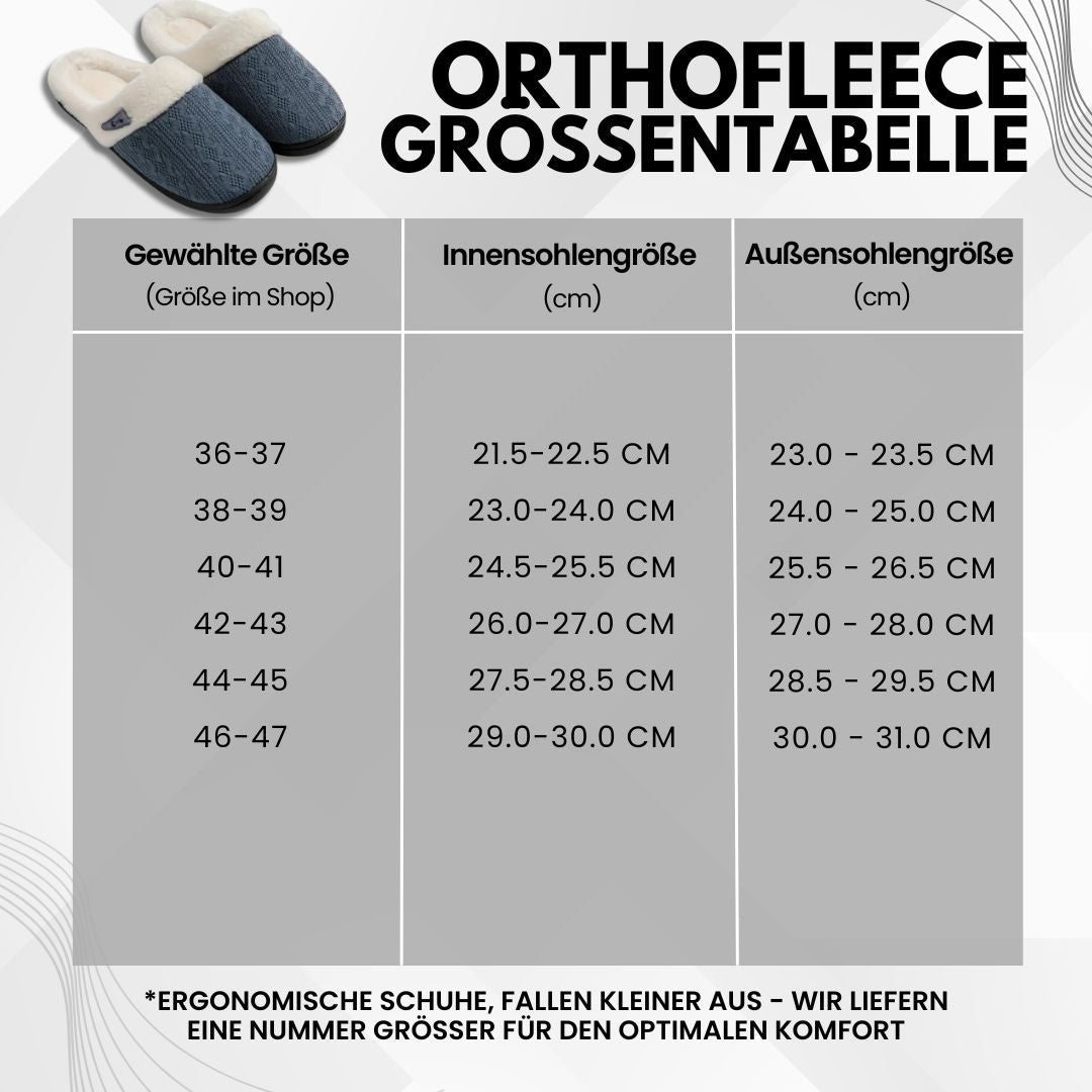 OrthoFleece – Originale ortopædiske hjemmesko med maksimal komfort