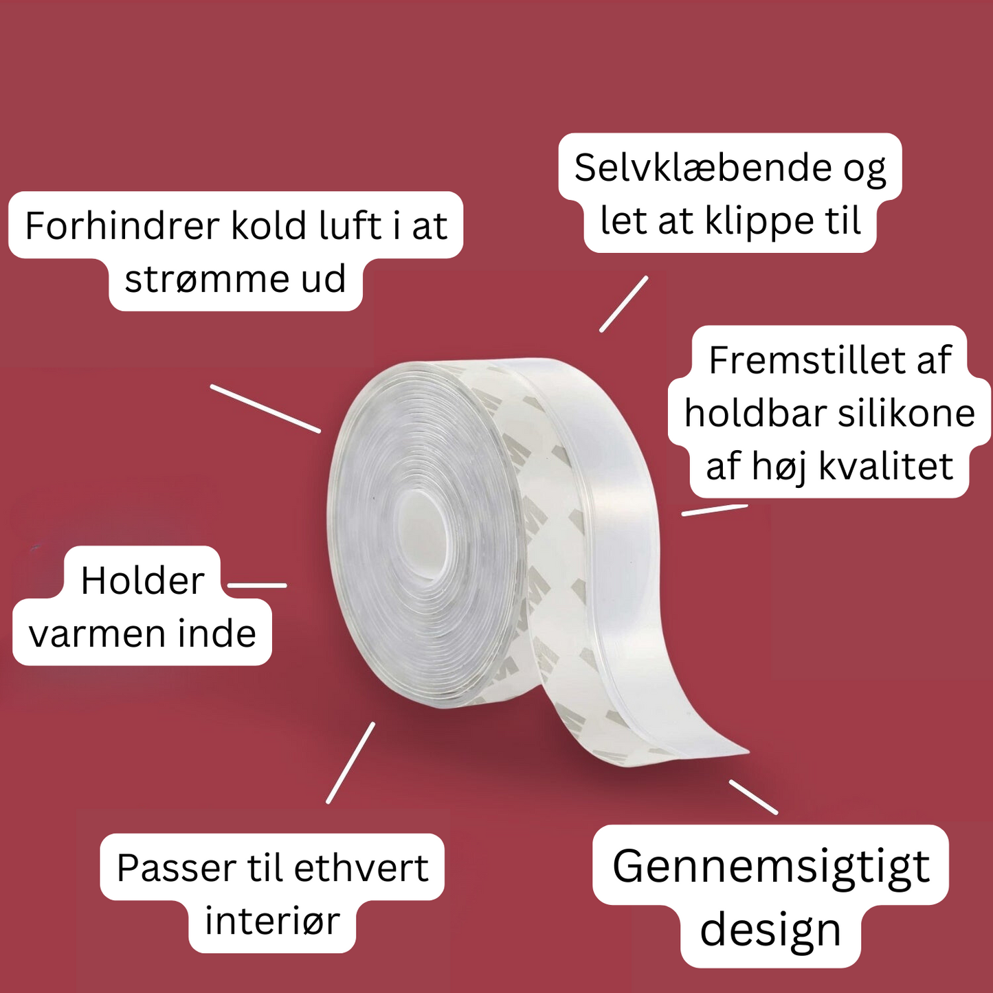 Forebyg indtrængen af kold luft