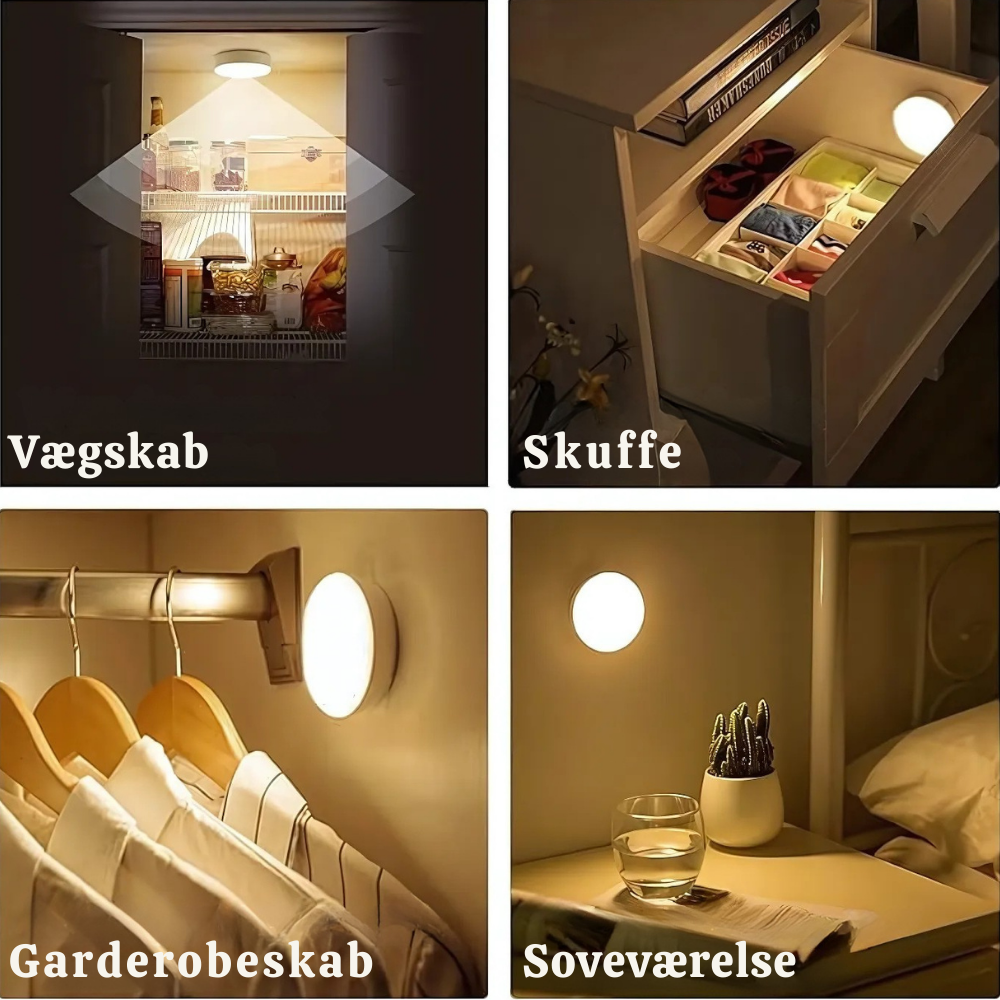 Smart Magnetisk LED Bevægelsessensor Lampe