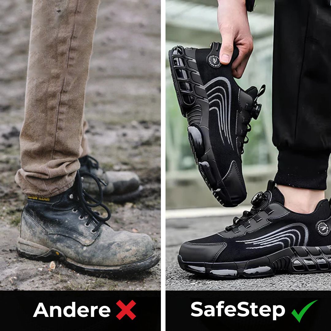 SafeStep – Ergonomiske sikkerhedssko – Certificeret beskyttelse og komfort